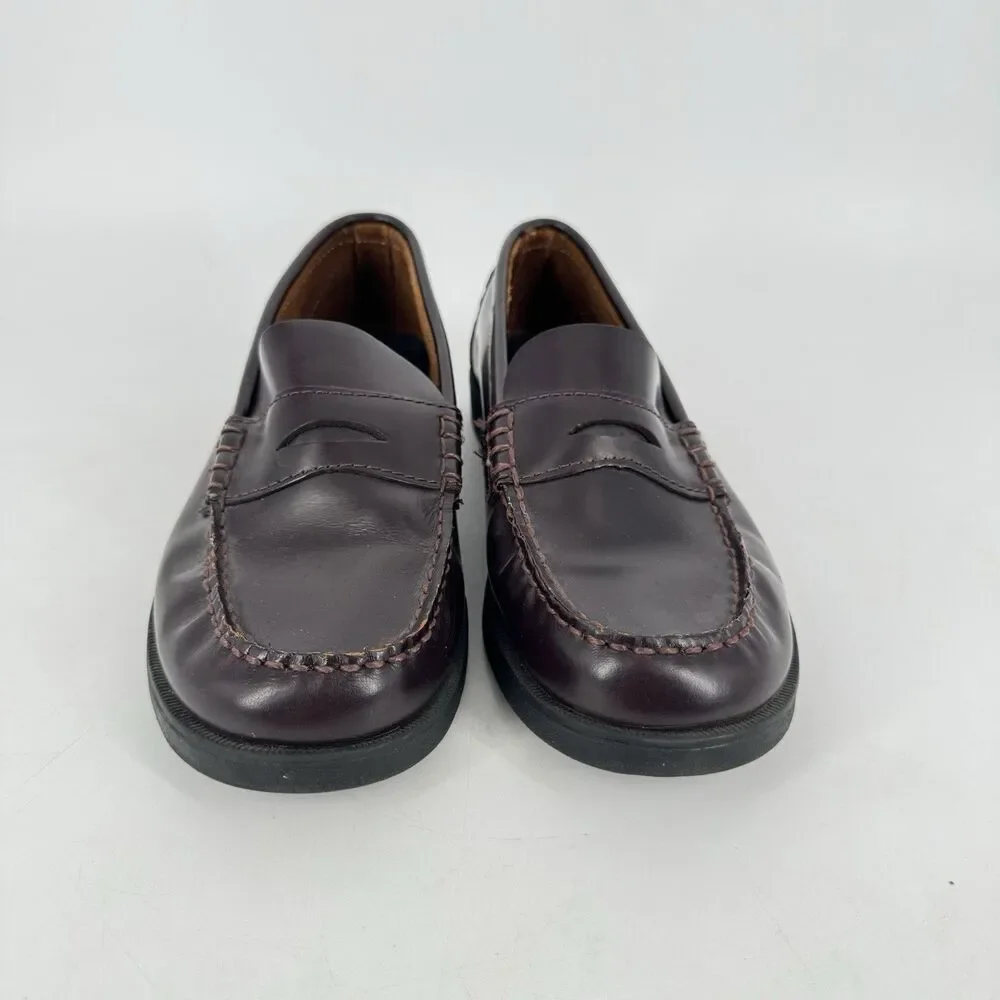 Sperry Top-Sider Colton Boys Penny Loafers Brown Leather US 4M